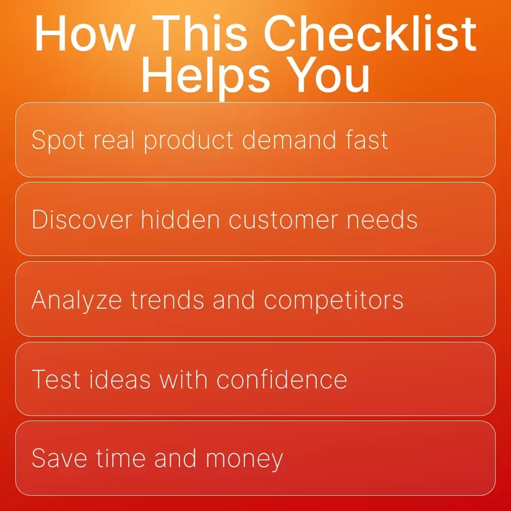 Market Demand Clues Checklist for Beginners | Digital Download Guide for New Entrepreneurs, Product Creators & Online Sellers | Easy Market Demand Clues for Beginners