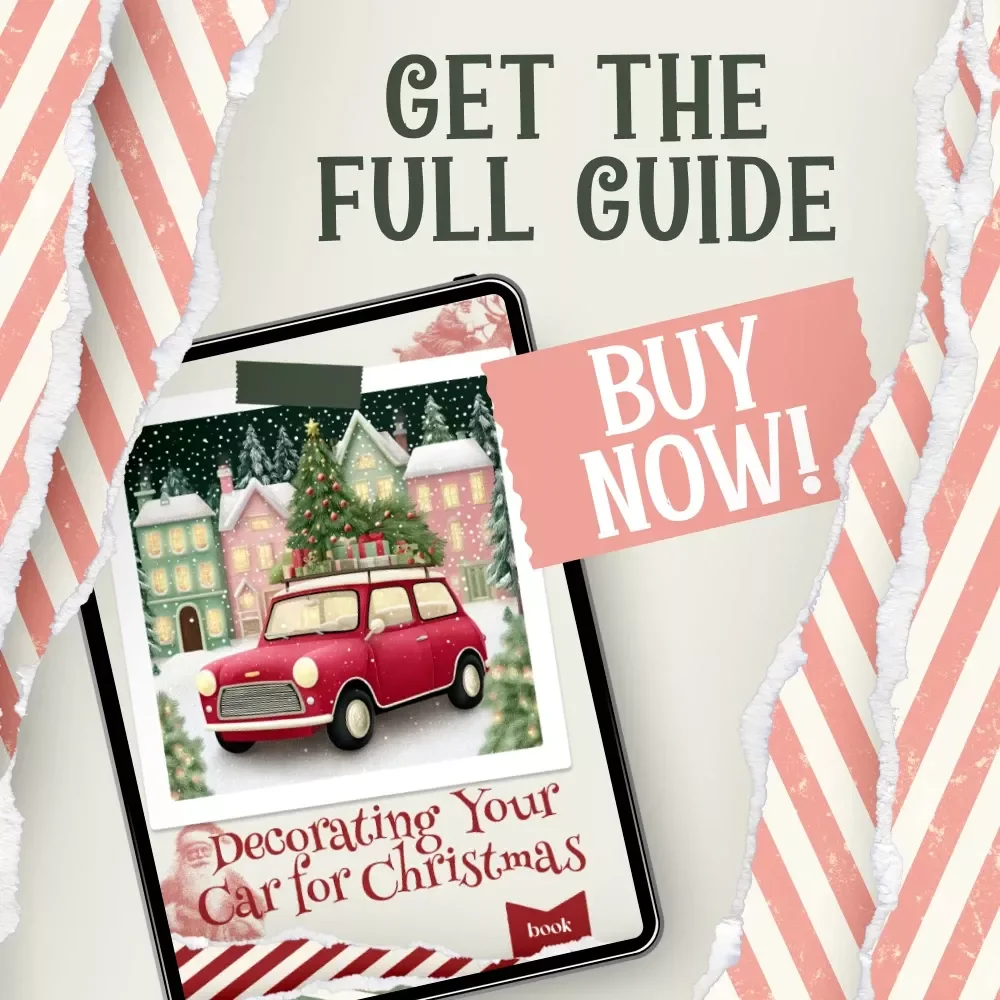 Decorating Your Car for Christmas | Festive Car Decor Guide, Holiday Car Decorating eBook, Christmas Auto Makeover Checklist, Digital Download