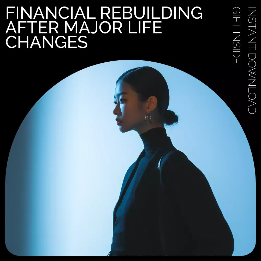 Financial Rebuilding After Major Life Changes Checklist – How to Budget After a Major Life Change, Step-by-Step Digital Download for Financial Recovery