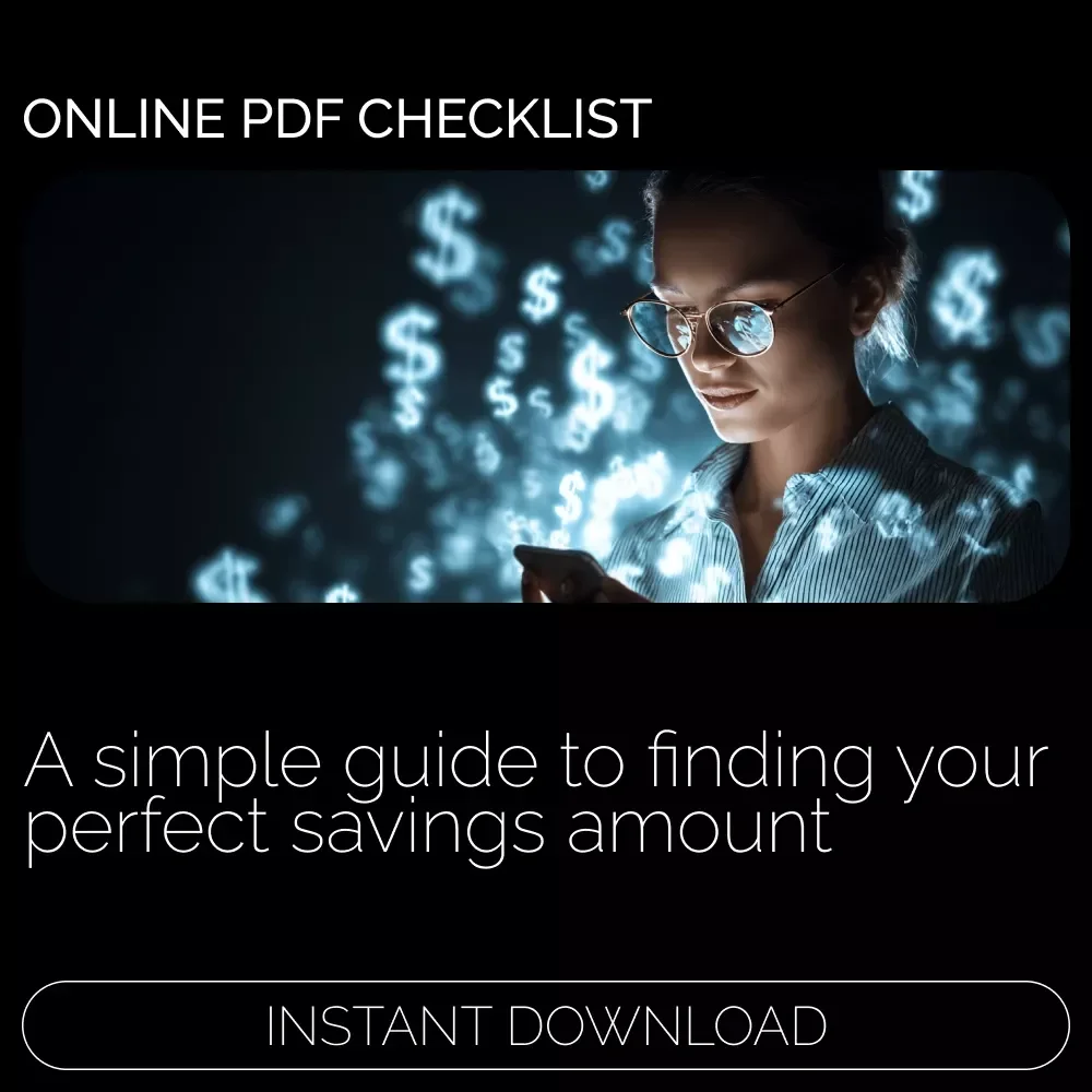 The “How Much Should I Save?” Cheat Sheet – Simple Money-Saving Checklist | Budget Planner | Digital Download for How Much to Put in Savings