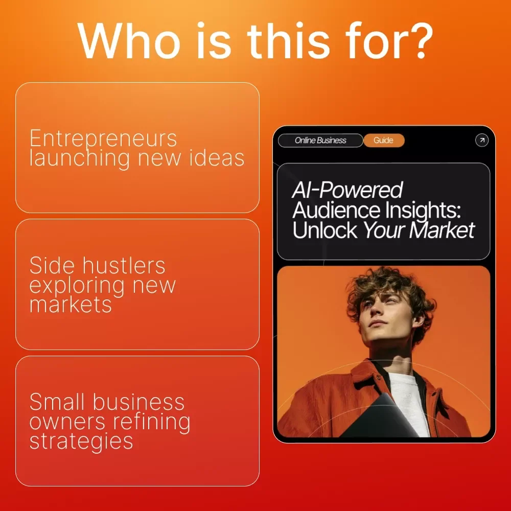 AI-Powered Audience Insights: Unlock Your Market | Digital Download Guide for Entrepreneurs, Marketers & Creators | Step-by-Step Audience Research Using AI Prompts