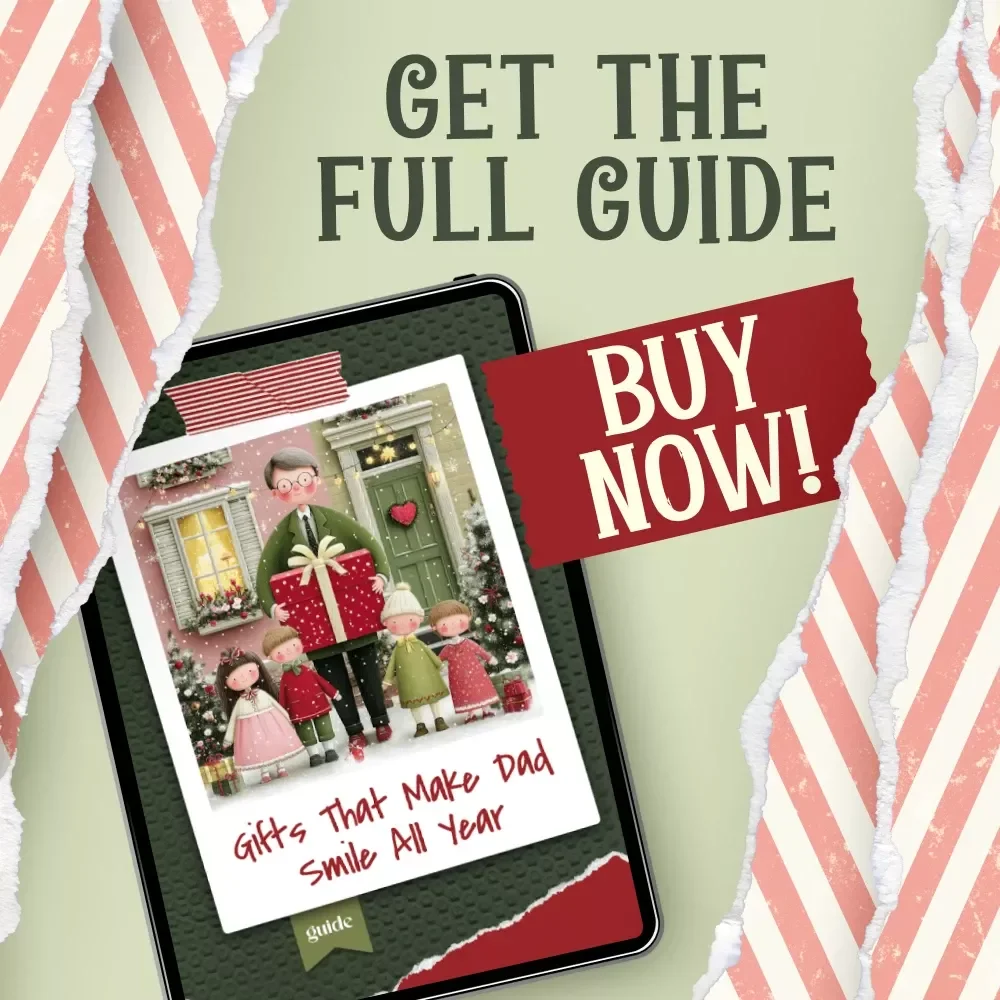 Gifts That Make Dad Smile All Year – Printable Guide for Thoughtful Christmas Gifts for Dad, Gift Ideas Workbook, eBook for Meaningful Gifting