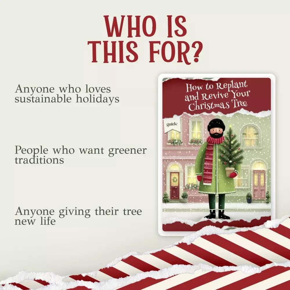 How to Replant and Revive Your Christmas Tree | Digital Guide for Tree Lovers | Eco-Friendly eBook on How to Replant a Christmas Tree After the Holidays | Sustainable Gardening & Winter Care Tips