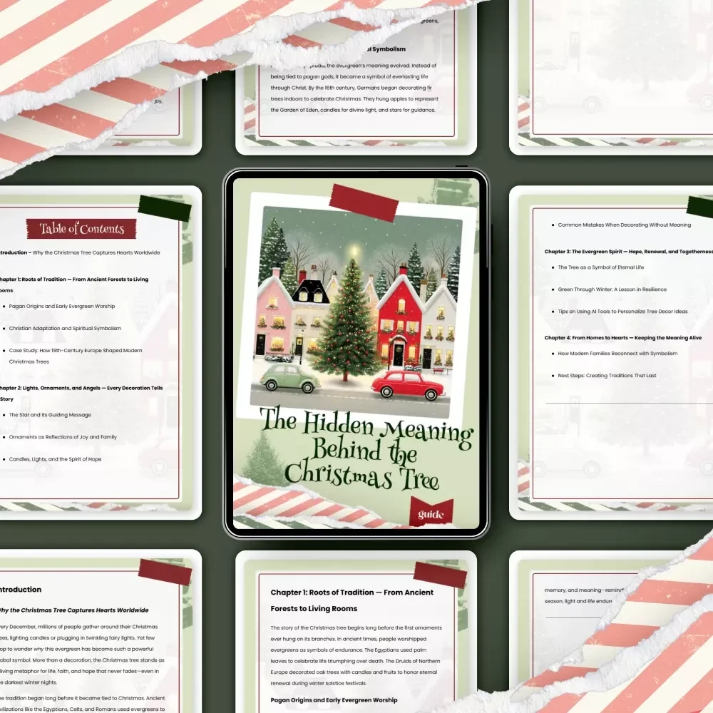 The Hidden Meaning Behind the Christmas Tree | Spiritual Symbolism Guide | Discover What Does the Christmas Tree Symbolize – Digital Download eBook for Holiday Traditions and Family Connection