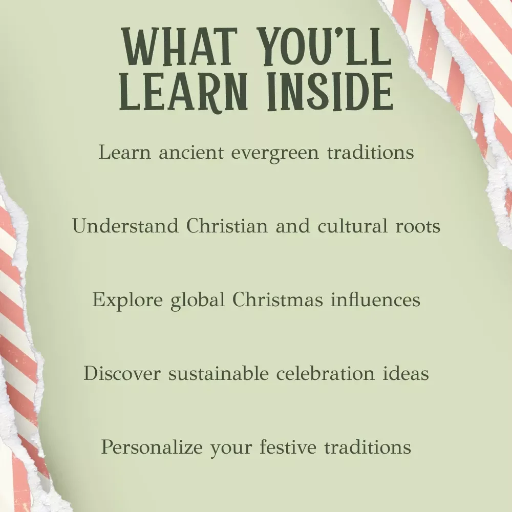 Evergreen Origins of the Christmas Tree | Historical Christmas Guide | Digital Download eBook on where did the christmas tree originate | Holiday Traditions & Winter Symbolism