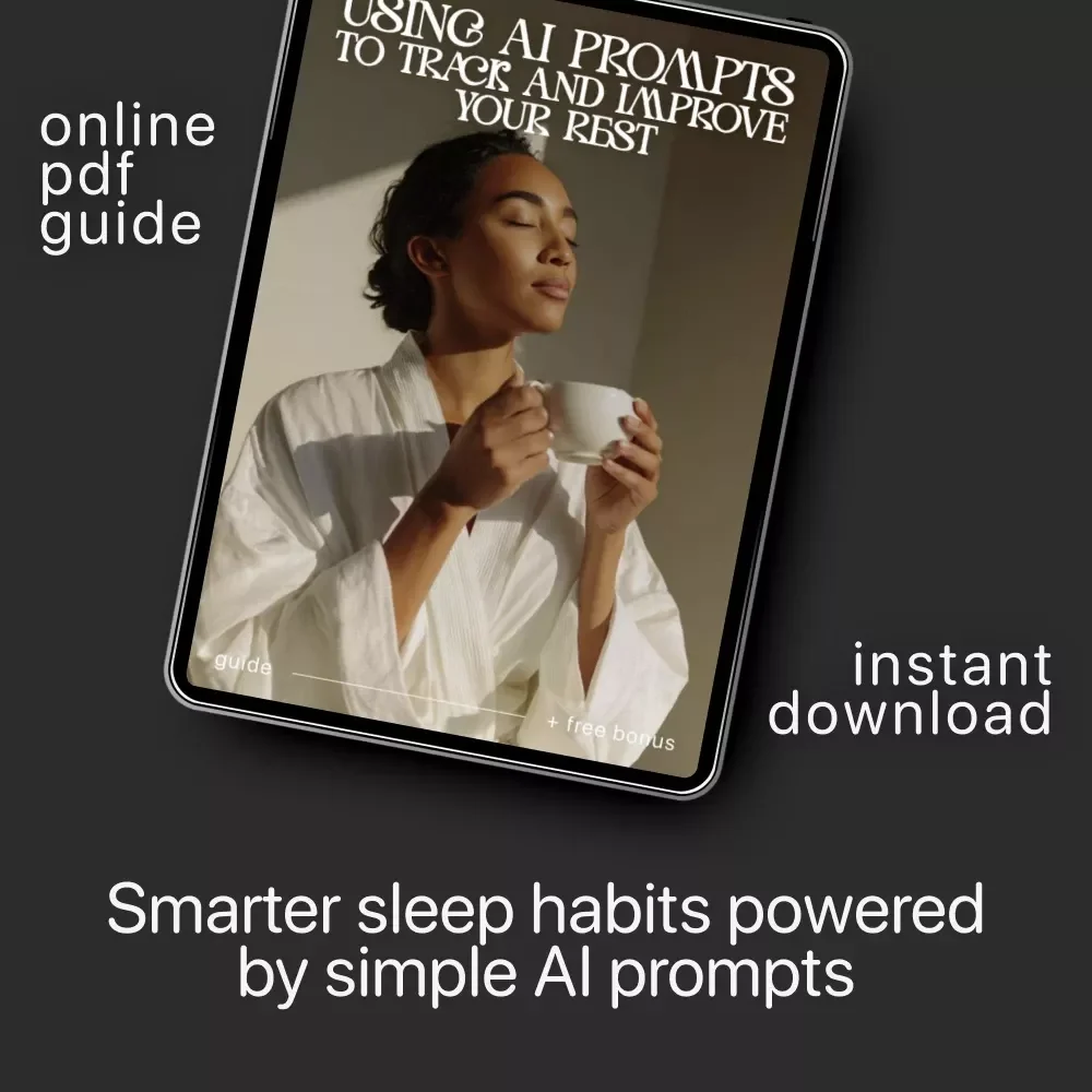 Using AI Prompts to Track and Improve Your Rest