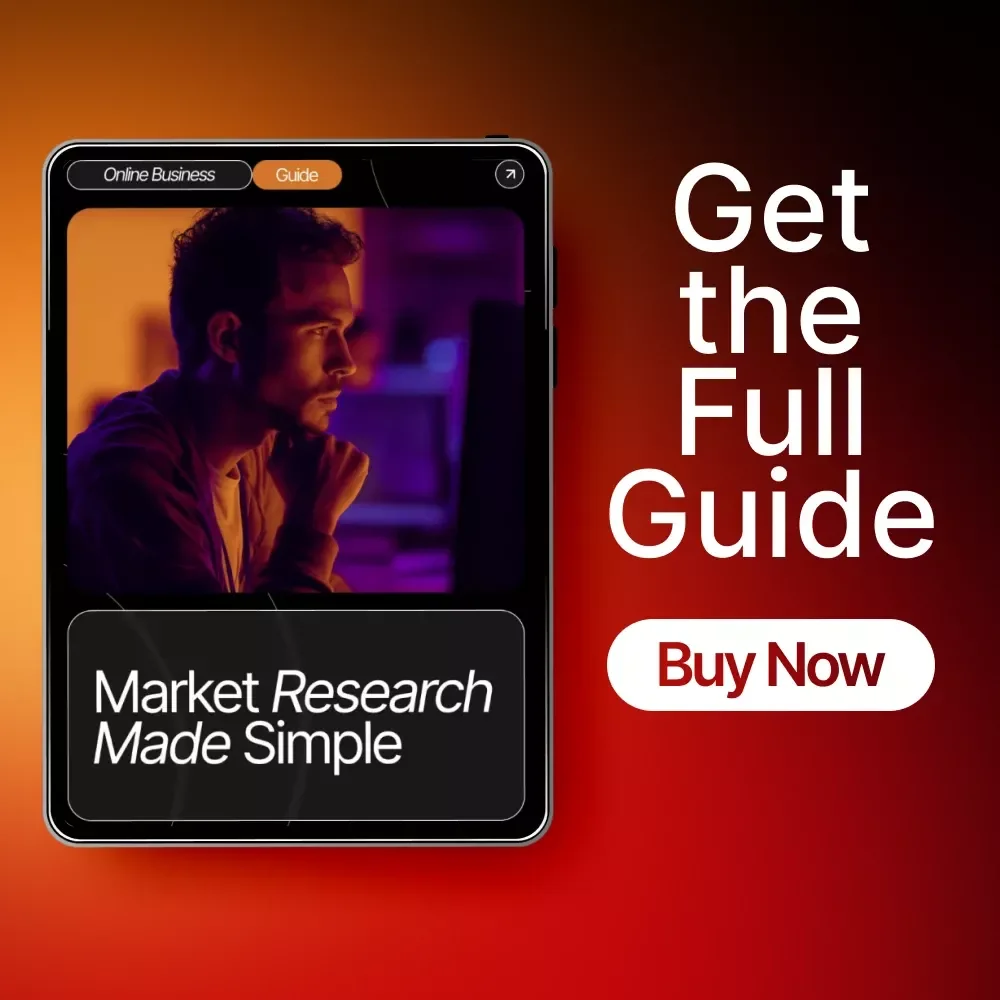 Market Research Made Simple | Step-by-Step Digital Guide for Entrepreneurs, Startups & Creators | Easy Market Research Steps for Newbies