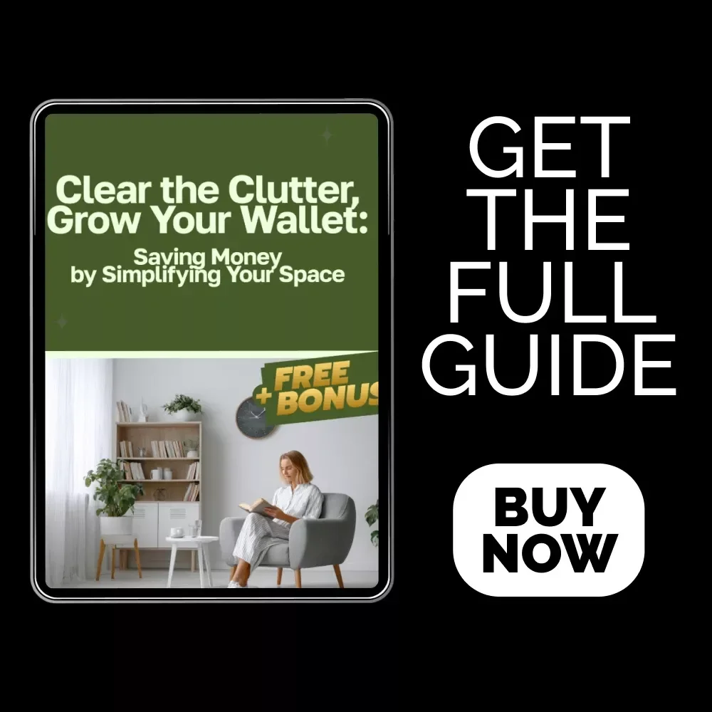 Clear the Clutter, Grow Your Wallet: Saving Money by Simplifying Your Space - eBook & Guide