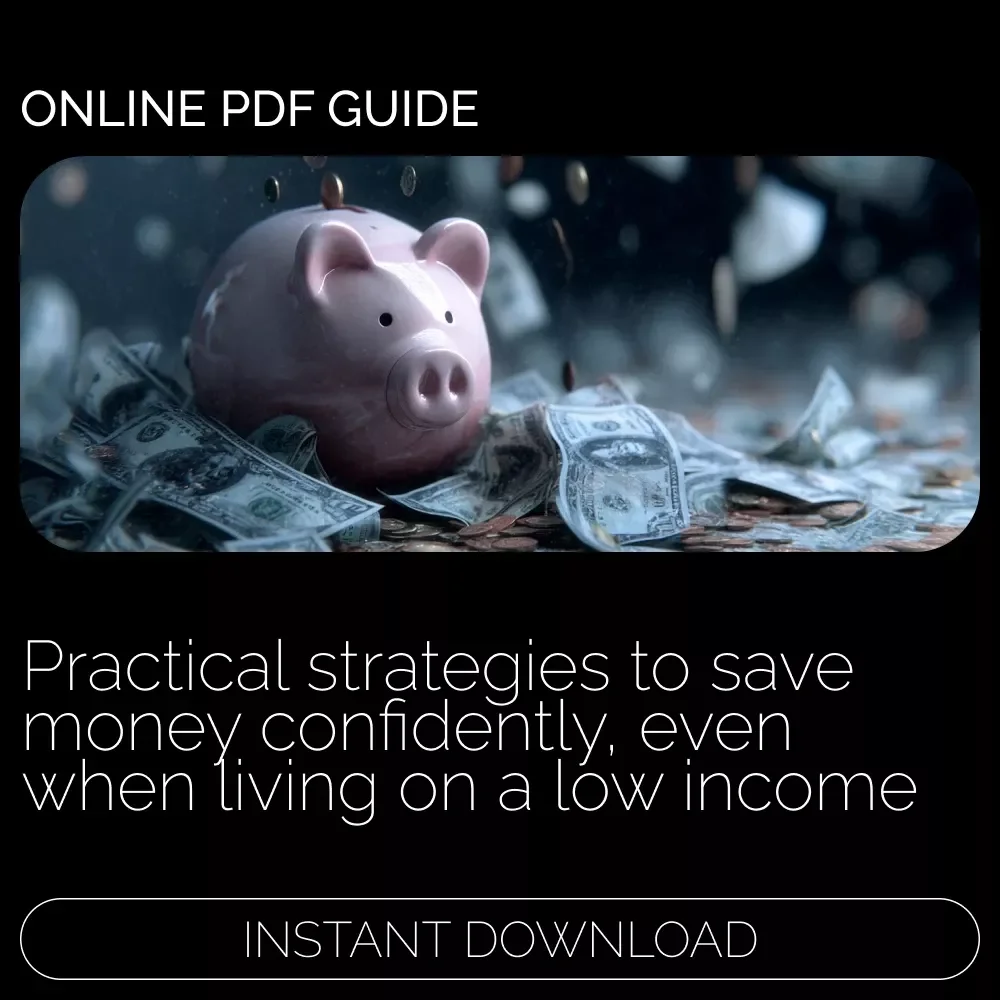 A Real-World Guide to Saving Without a High Salary | Budgeting Workbook, Low-Income Savings Guide, Financial Planning for Beginners, How to save money without a high salary