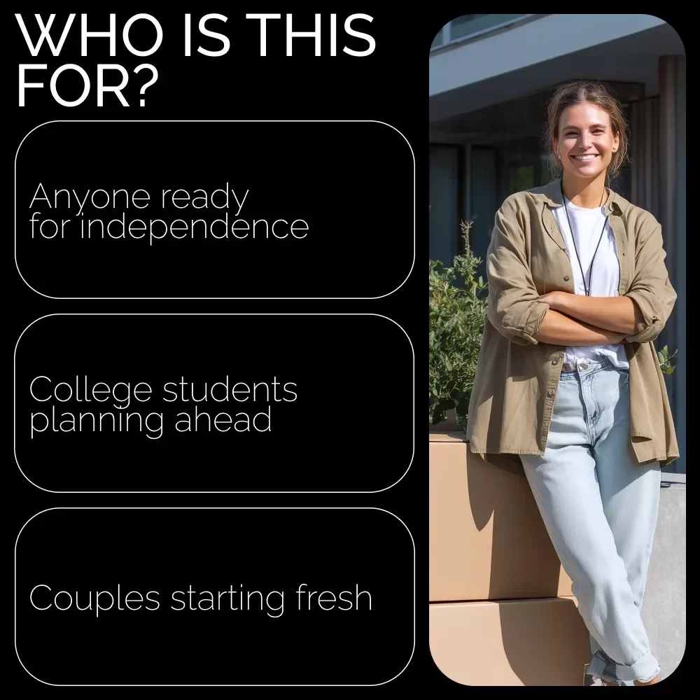 Financially Preparing for Moving Out | Step-by-Step Guide to Independence | Learn How to Financially Prepare for Moving Out | Digital Download