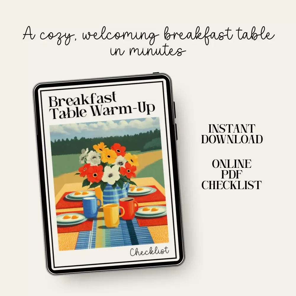 Breakfast Table Warm-Up Checklist