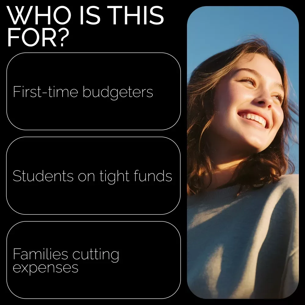 Broke? No Problem! The Fun, No-Stress Budget Survival Checklist | Digital Money Guide on How to Budget When You’re Broke | Printable Financial Planner for Saving with Ease