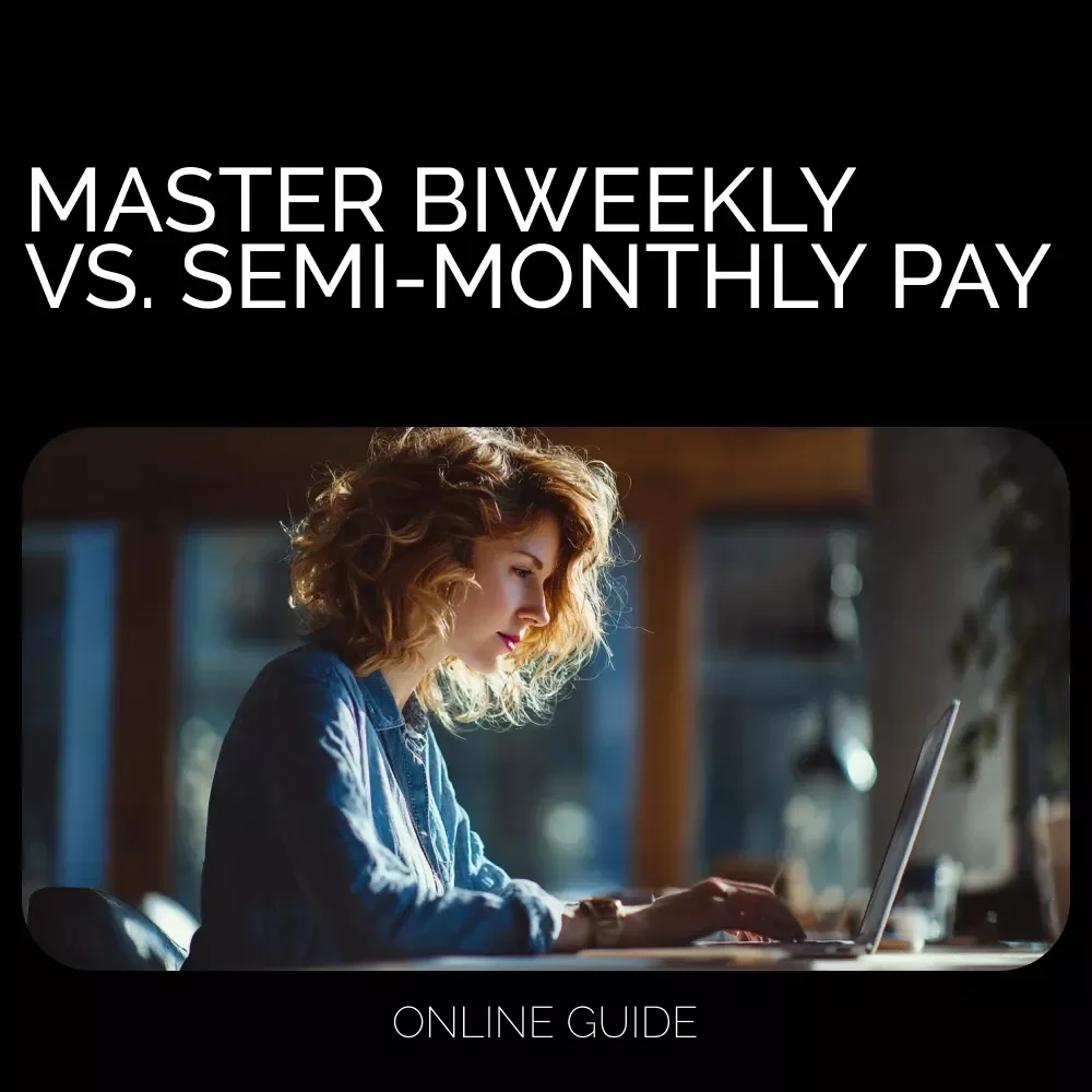 How to Master Biweekly vs. Semi-Monthly Pay | Paycheck Planning Guide for Smarter Budgeting | Digital Download eBook for Personal Finance Success