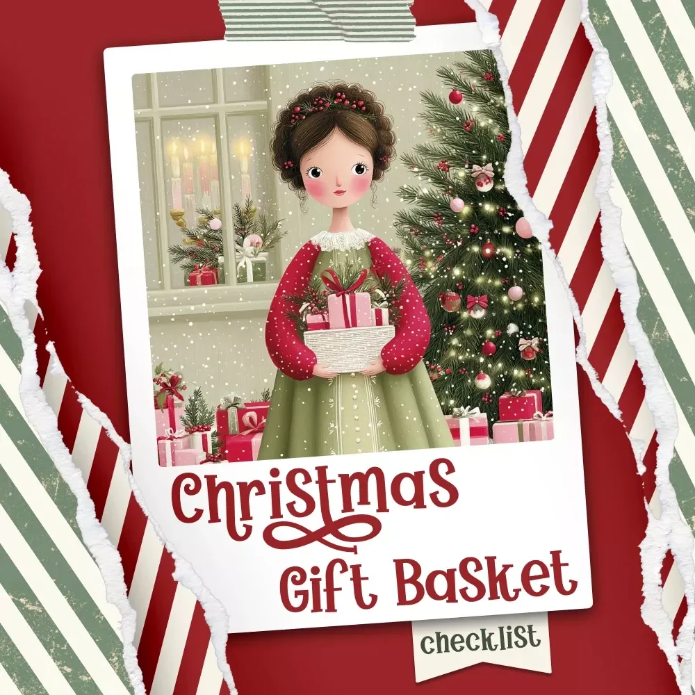 The Christmas Gift Basket Checklist | Ultimate Holiday Planning Guide for christmas gift baskets, DIY Basket Ideas, Festive Themes & Perfect Gifting (Digital Download)