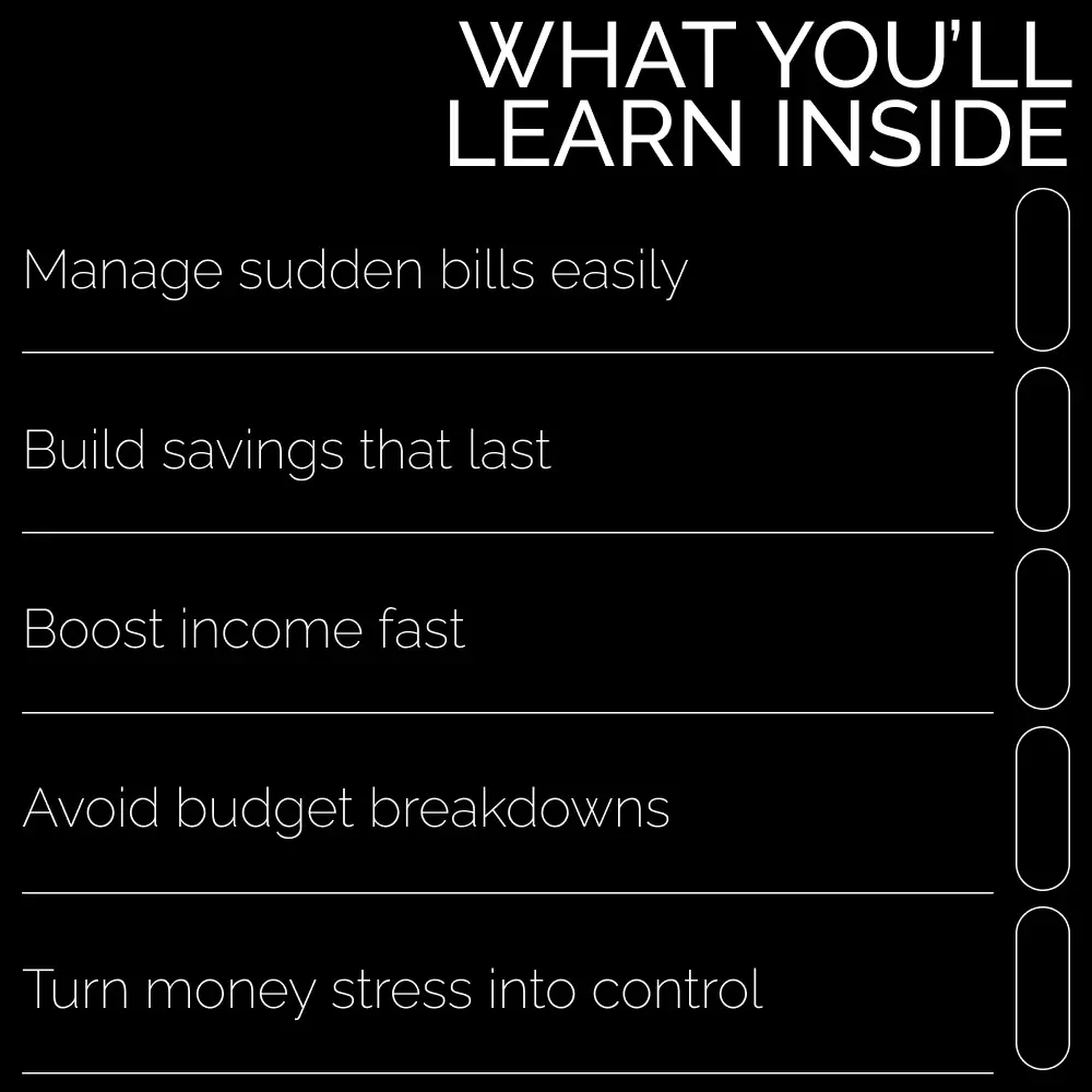 When Life Hits Pause: Handling Unexpected Expenses Without Panic | Money Guide Ebook for How to Handle Unexpected Expenses, Emergency Budget Help, Financial Stress Support