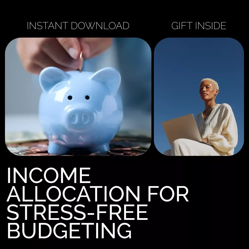 Mastering Income Allocation for Stress-Free Budgeting | Financial Planning Guide, Budgeting Percentages eBook, Income Allocation Workbook, Zero-Based Budgeting Tips, 50/30/20 Rule Printable