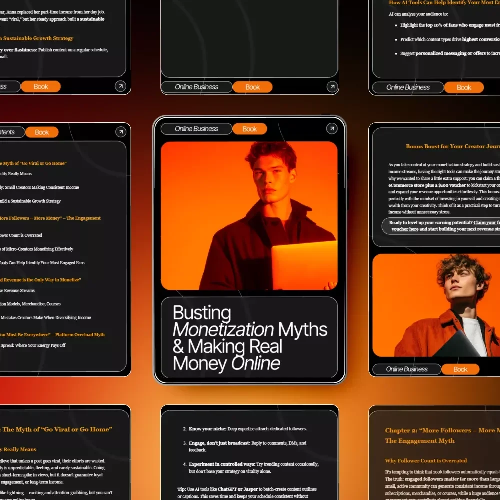 Busting Monetization Myths & Making Real Money Online – Creator Monetization Myths Explained | High-Impact eBook for Digital Creators, Coaches & Influencers