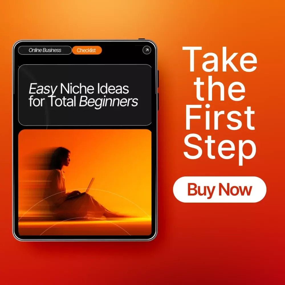 Easy Niche Ideas for Total Beginners Checklist | Digital Download for New Creators, Side Hustlers & Online Business Starters | Easy Niche Ideas for Total Beginners SEO Guide