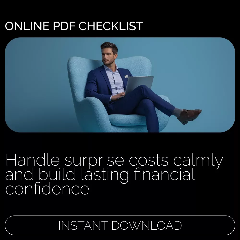 The Financial Resilience Checklist: Mastering Unexpected Expenses Like a Pro | Printable PDF | Budgeting Template | Emergency Fund & Savings Planner | How to Handle Unexpected Expenses