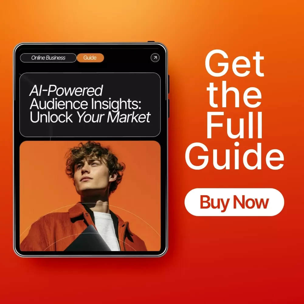AI-Powered Audience Insights: Unlock Your Market | Digital Download Guide for Entrepreneurs, Marketers & Creators | Step-by-Step Audience Research Using AI Prompts
