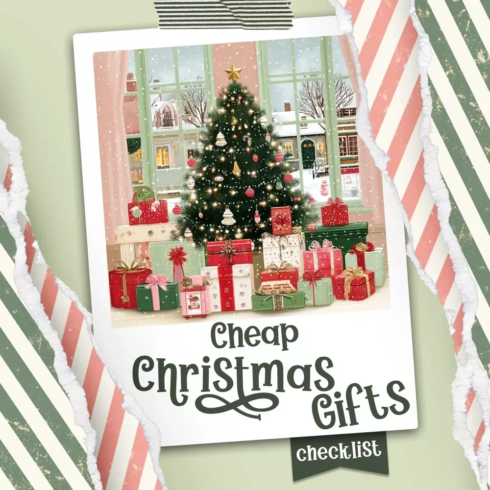 Your Cheap Christmas Gifts Guide – Budget-Friendly Holiday Checklist, Frugal Gifting Planner, Cheap Christmas Gifts Ideas, Printable Digital Download