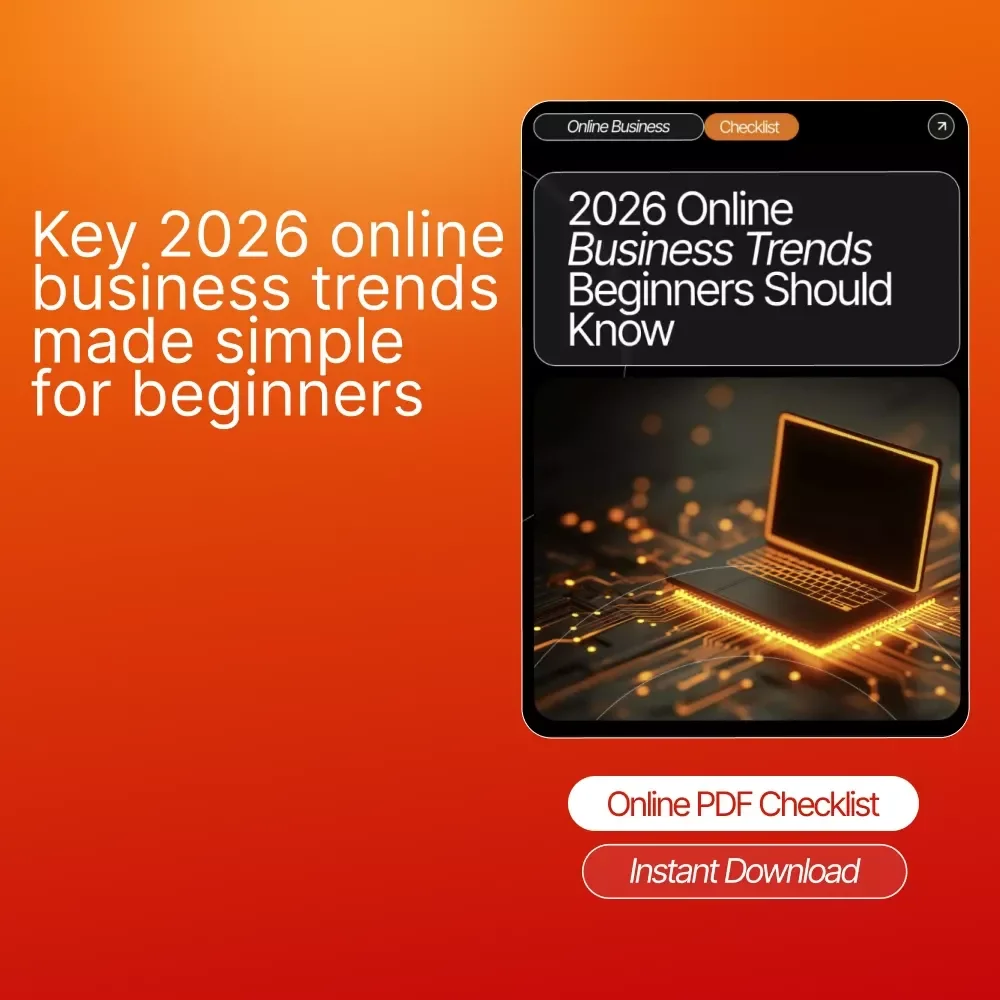 2026 Online Business Trends Beginners Should Know | Digital Download Checklist for Entrepreneurs, Creators & Small Business Owners | Stay Ahead with 2026 Online Trends Beginners Should Know