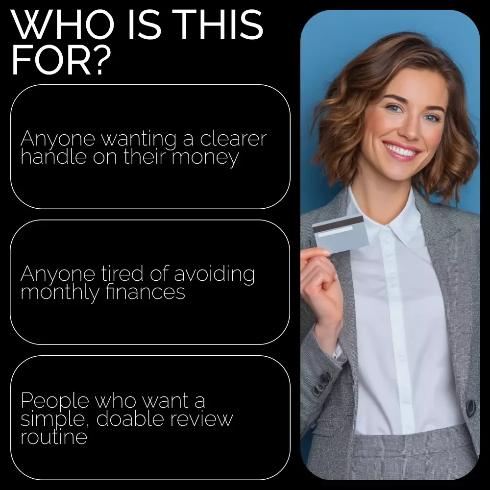 How to Run a Monthly Review That Actually Works | Financial Planning Guide | Monthly Money Review Tips | Budgeting & Personal Finance Printable