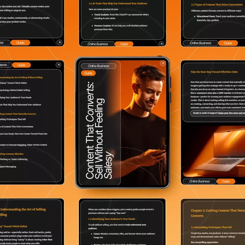 Content That Converts: Sell Without Feeling Salesy – Creator Content That Sells Without Feeling Salesy | Digital Guide for Authentic Conversion