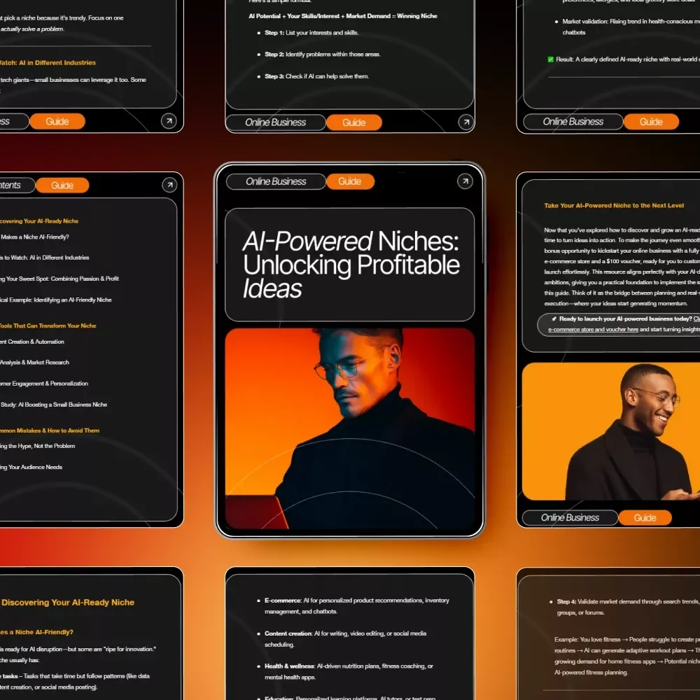 AI-Powered Niches: Unlocking Profitable Ideas – Ultimate Guide for Entrepreneurs, Digital Creators & Side Hustlers | Niche Ideas with AI Potential | Business Strategy eBook & Startup Guide