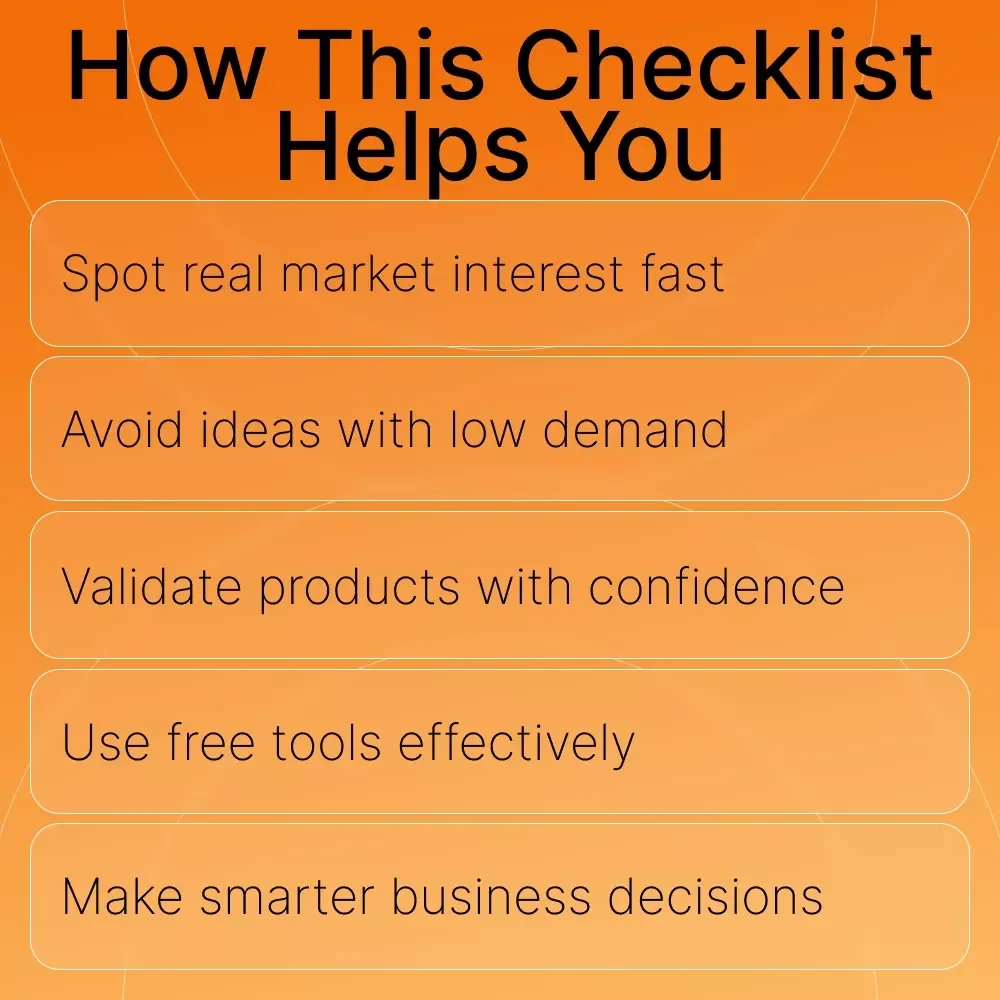 Proof of Demand Signals Checklist for Newbies | SEO-Friendly Digital Download | Beginner Market Research Tool | proof of demand signals for newbies Guide