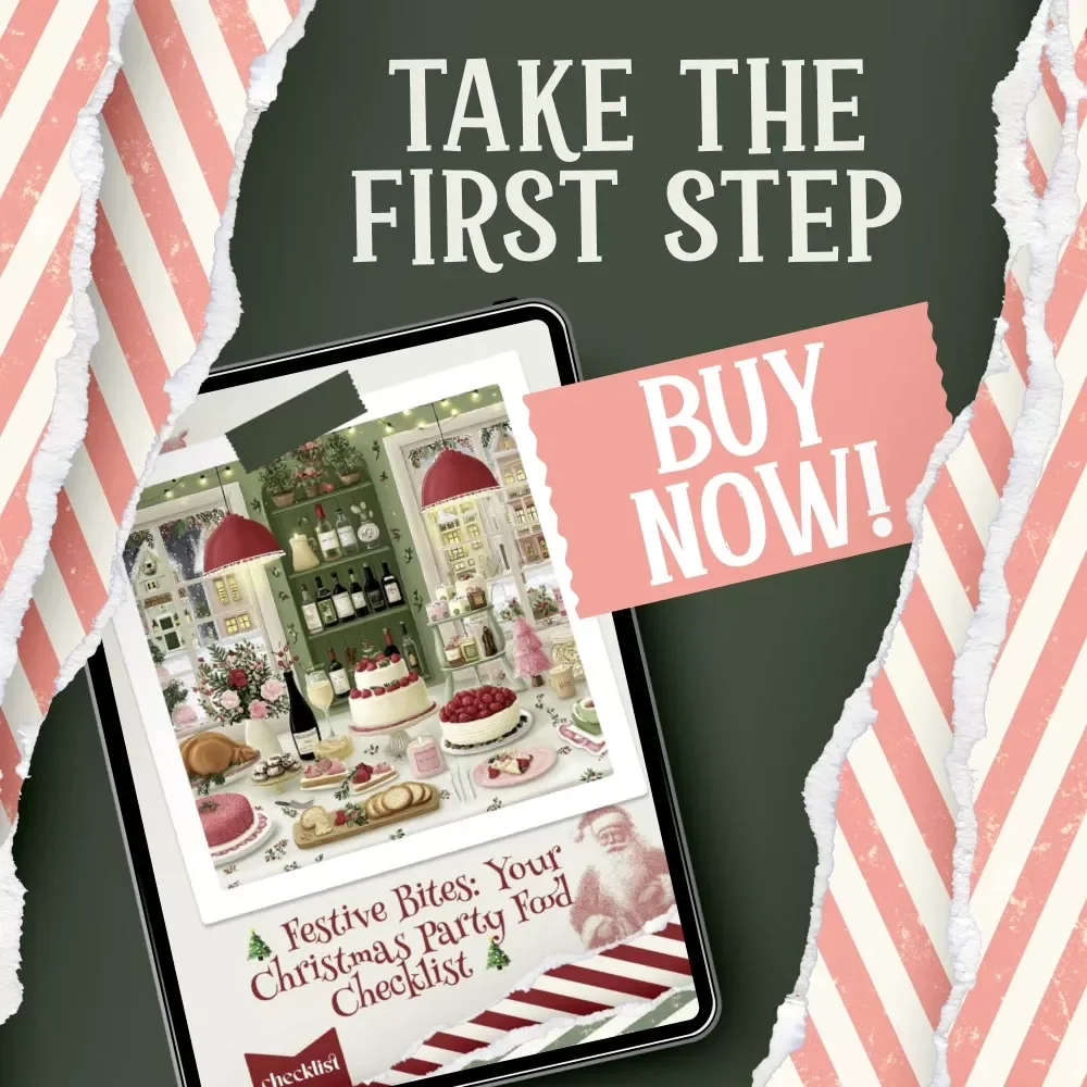 Festive Bites: Your Christmas Party Food Checklist 🎄 | Ultimate Holiday Menu Planner | Instant Digital Download | christmas party food ideas Guide