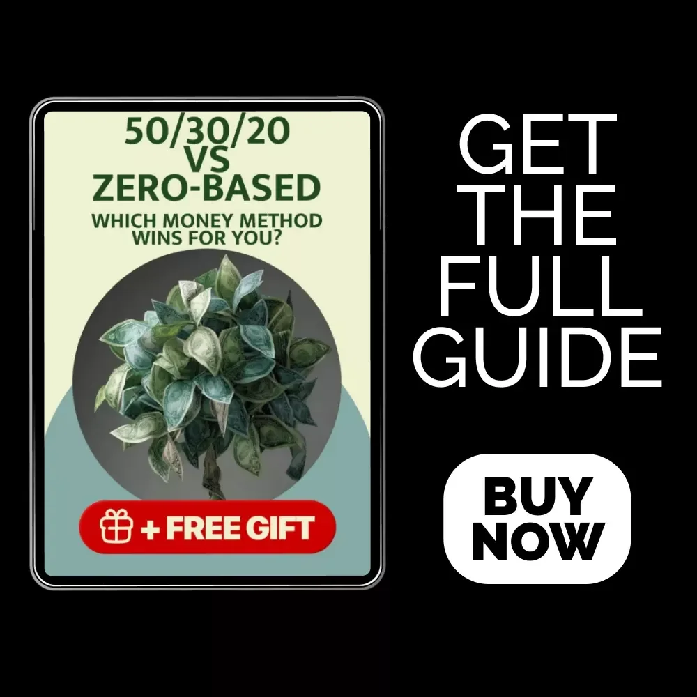 50/30/20 vs Zero-Based — Which Money Method Wins for You | Budgeting eBook for Beginners | 50 30 20 Budgeting vs Zero-Based Budgeting Guide | Personal Finance PDF Download
