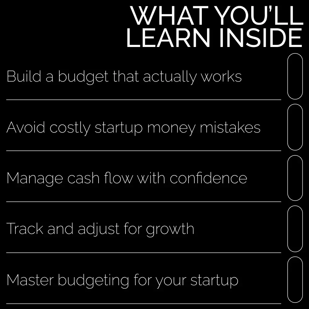 Essential Budgeting Tips to Launch Your Startup Without Breaking the Bank | Digital eBook for Entrepreneurs | Smart Startup Budgeting Tips for New Founders