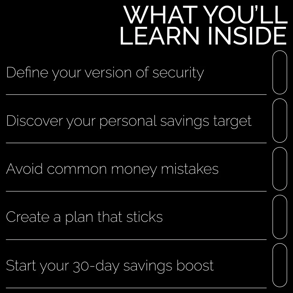 How to Set (and Reach) a Real Savings Target for Financial Security | Step-by-Step Digital Guide | Achieve Confidence and Peace of Mind with a Proven Savings Plan