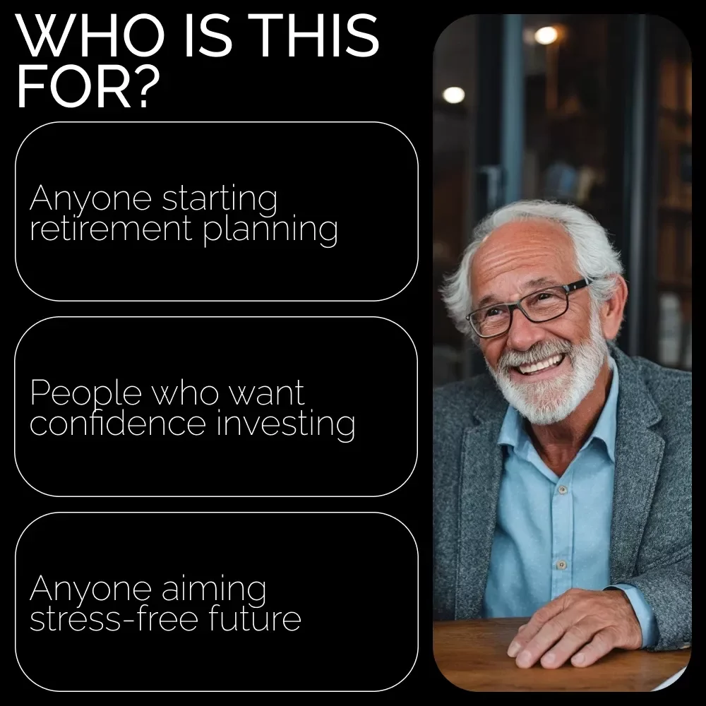 The No-Stress Roadmap to Smart Retirement Savings | Easy saving for retirement planning Guide Ebook | Retirement Planning Made Simple | Digital Download