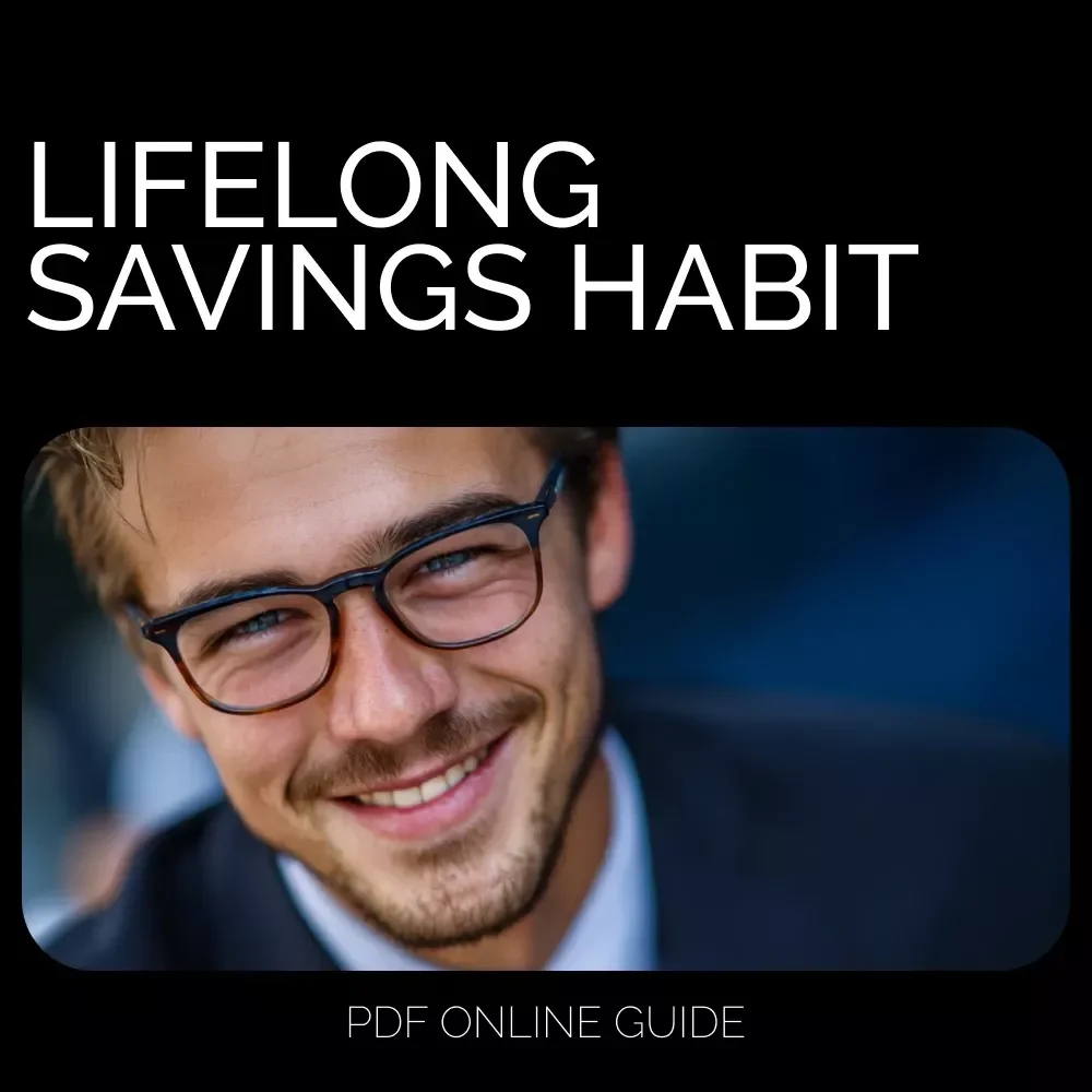 A Simple Guide to Building a Lifelong Savings Habit | Printable Digital Guide | How to Build a Savings Habit for Financial Freedom & Stress-Free Money Management