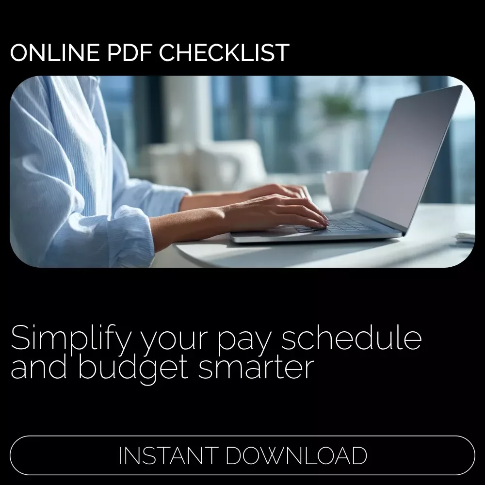 The Biweekly vs. Semi-Monthly Budgeting Checklist | Paycheck Planning Made Simple | Digital Download for Smarter Money Management