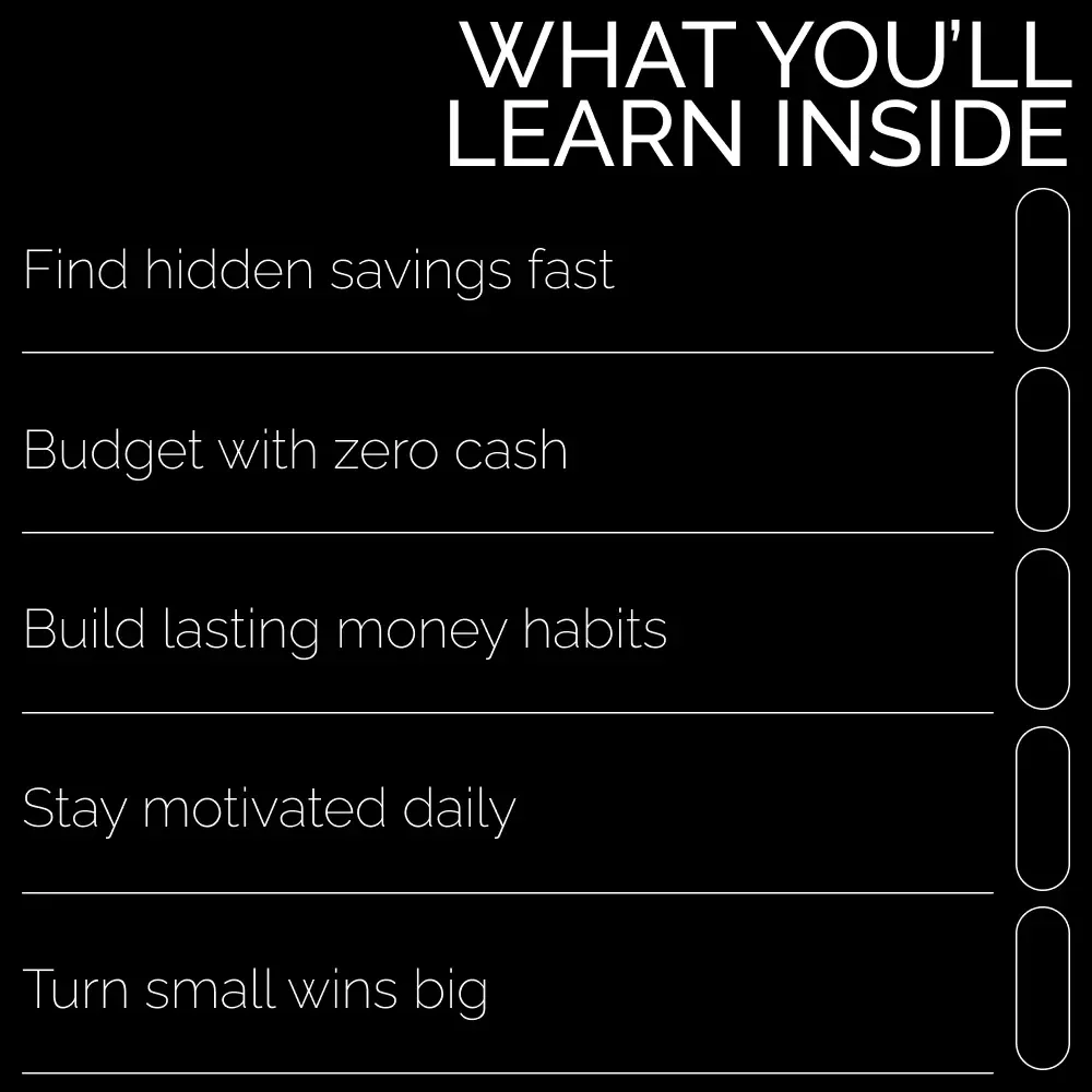 Saving When It Feels Impossible: A Zero-Income Growth Guide | Digital Budget Planner on How to Budget When You’re Broke | Money Mindset Workbook for Financial Reset