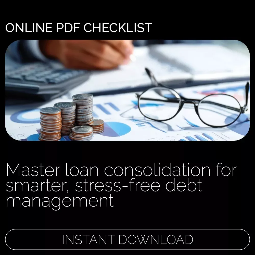 Loan Rescue Checklist: Roadmap to Smarter Loan Consolidation - Your Step-by-Step Guide to Consolidating Personal Loans