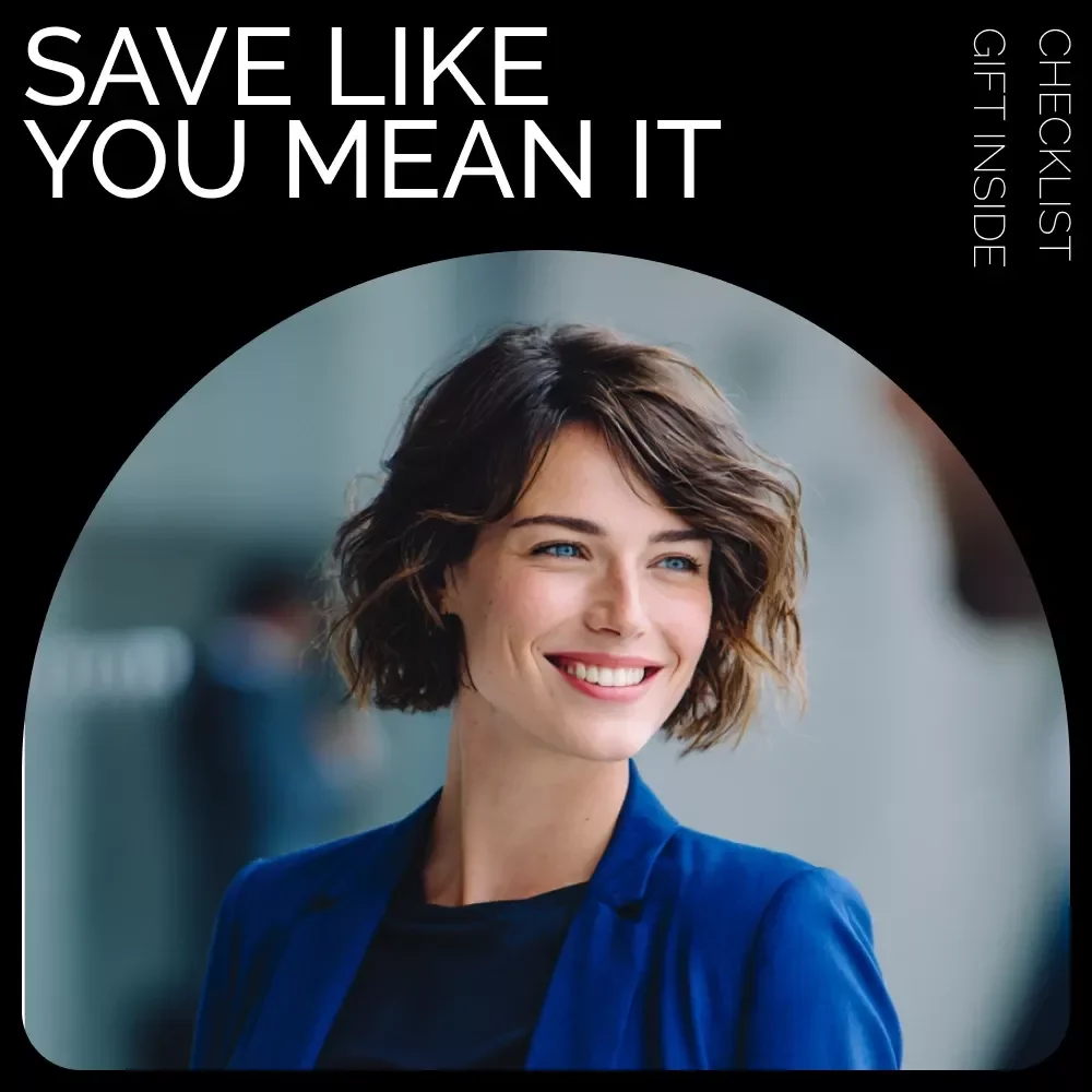 The “Save Like You Mean It” Checklist | Printable Savings Habit Tracker | How to Build a Savings Habit | Simple Money Management Digital Download