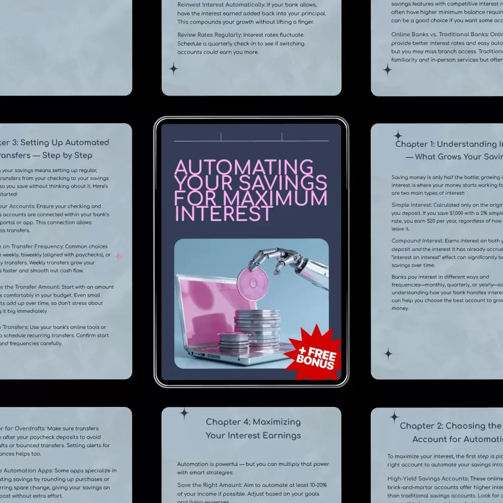 Automating Your Savings for Maximum Interest: A Step-by-Step Guide to Growing Your Money Effortlessly