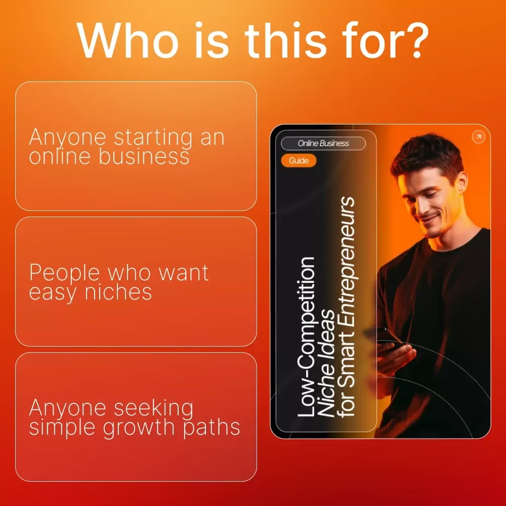 Niche Ideas With Low Competition | Printable Guide for Entrepreneurs, AI-Driven Market Research, Micro-Niche Discovery, Beginner-Friendly Digital Download