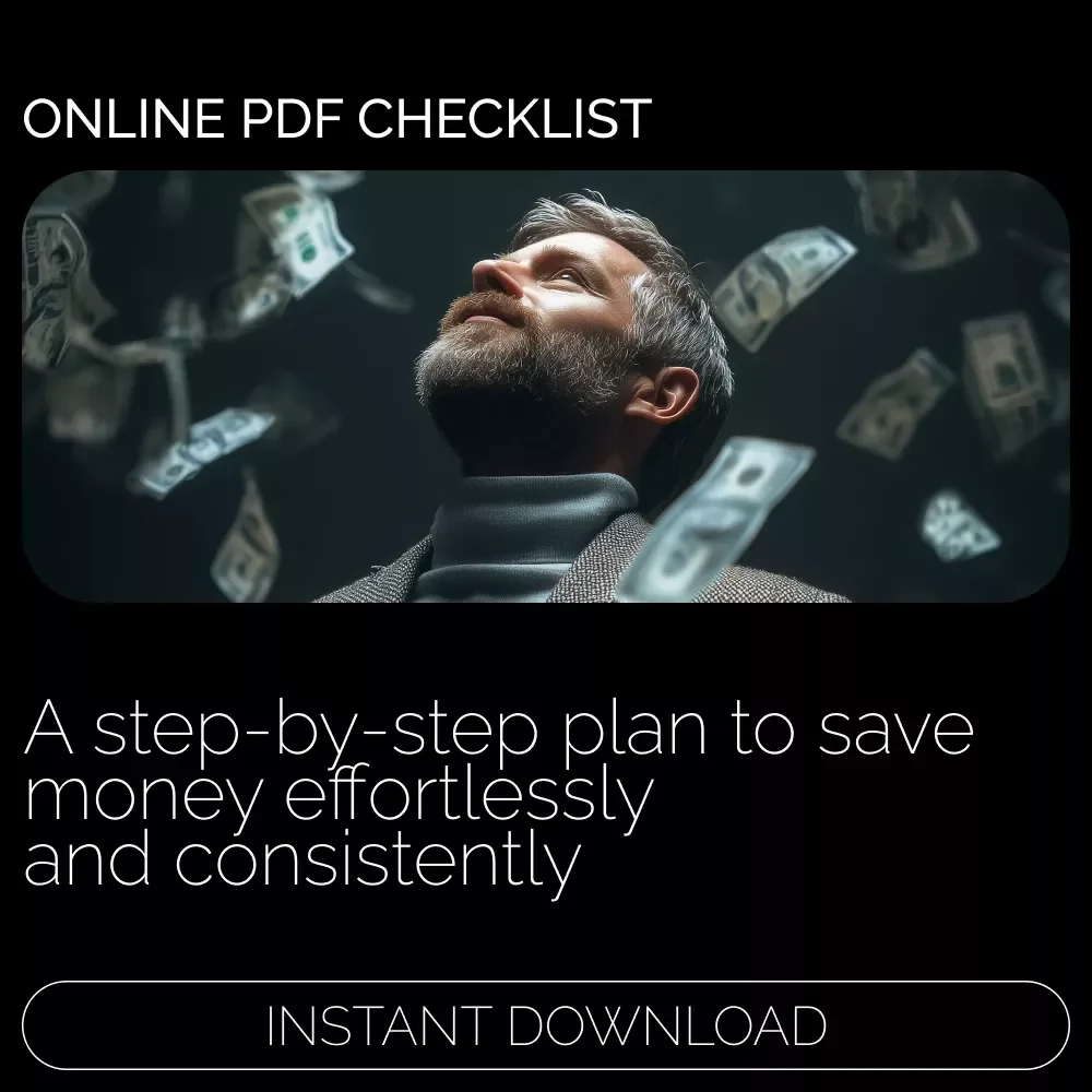 The Smart Saver’s Checklist | Printable Money Tracker & Budget Planner for How to Properly Save Money
