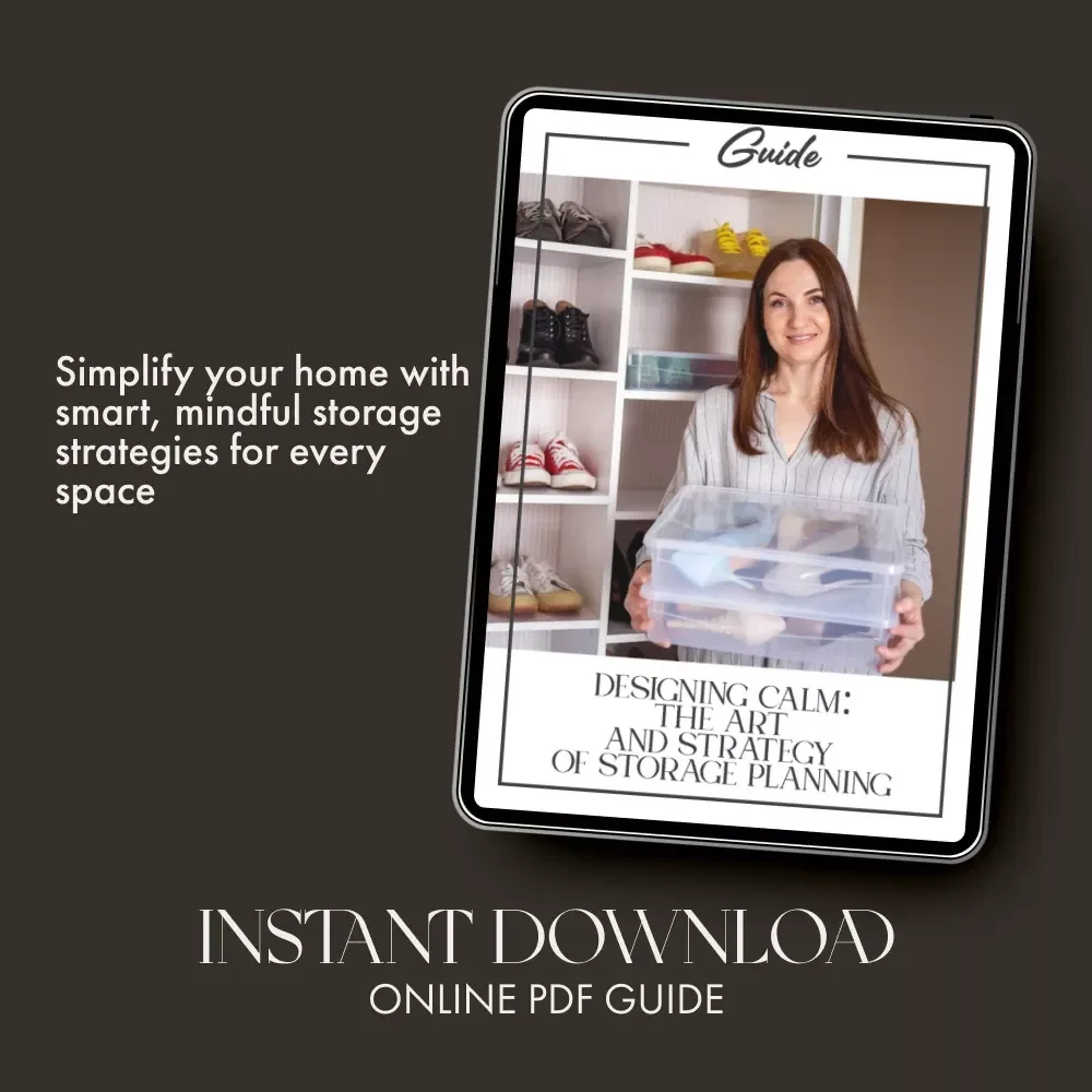 Designing Calm: The Art and Strategy of Storage Planning | Minimalist Home Organization Guide | How to Plan Storage for Minimal Clutter