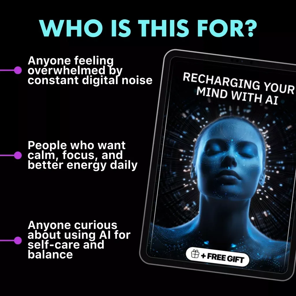 Recharging Your Mind with AI – Digital Stress Relief Guide for Calm, Focus & Mental Wellness | Mindfulness eBook | AI Self-Care Techniques for Everyday Peace