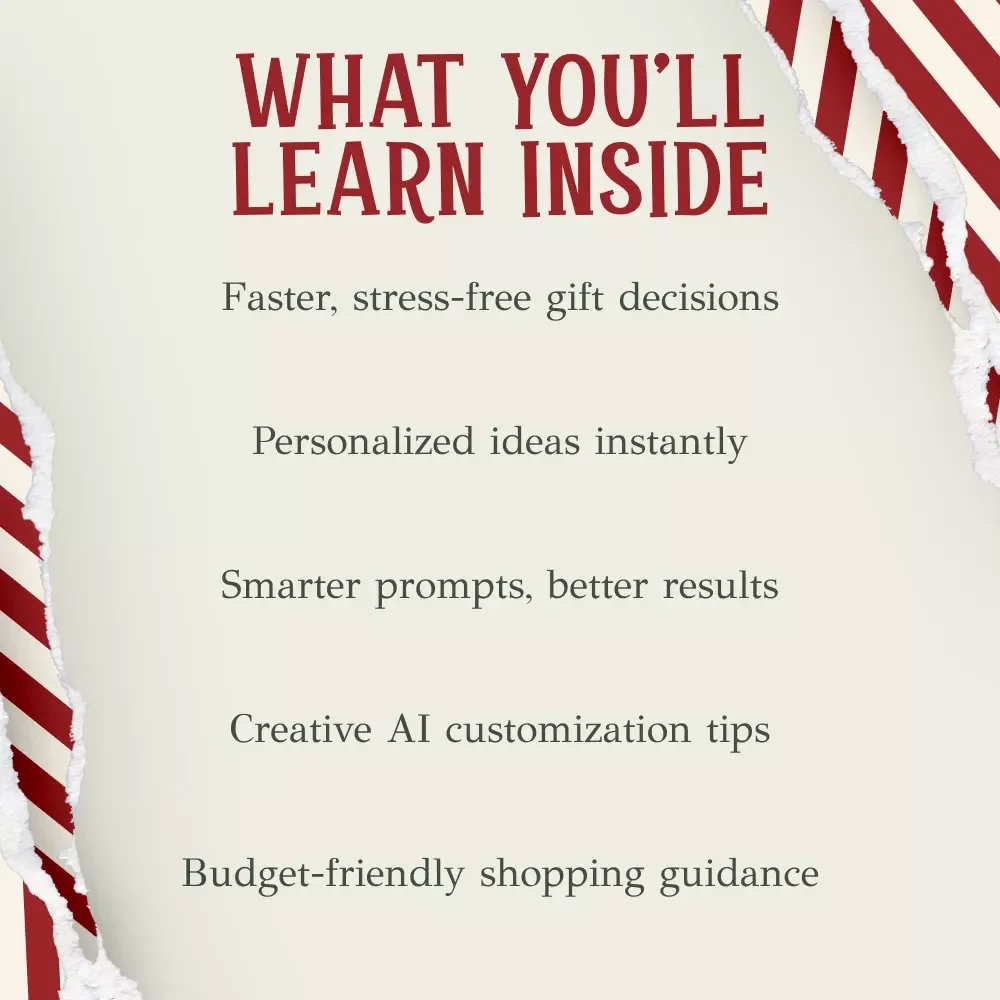 Smart Gifting Made Easy with AI – Ultimate eBook for Unique Gift Ideas, Creative Gift Planning, and Personalized AI-Powered Gift Inspiration | how to use ai to generate unique gift ideas