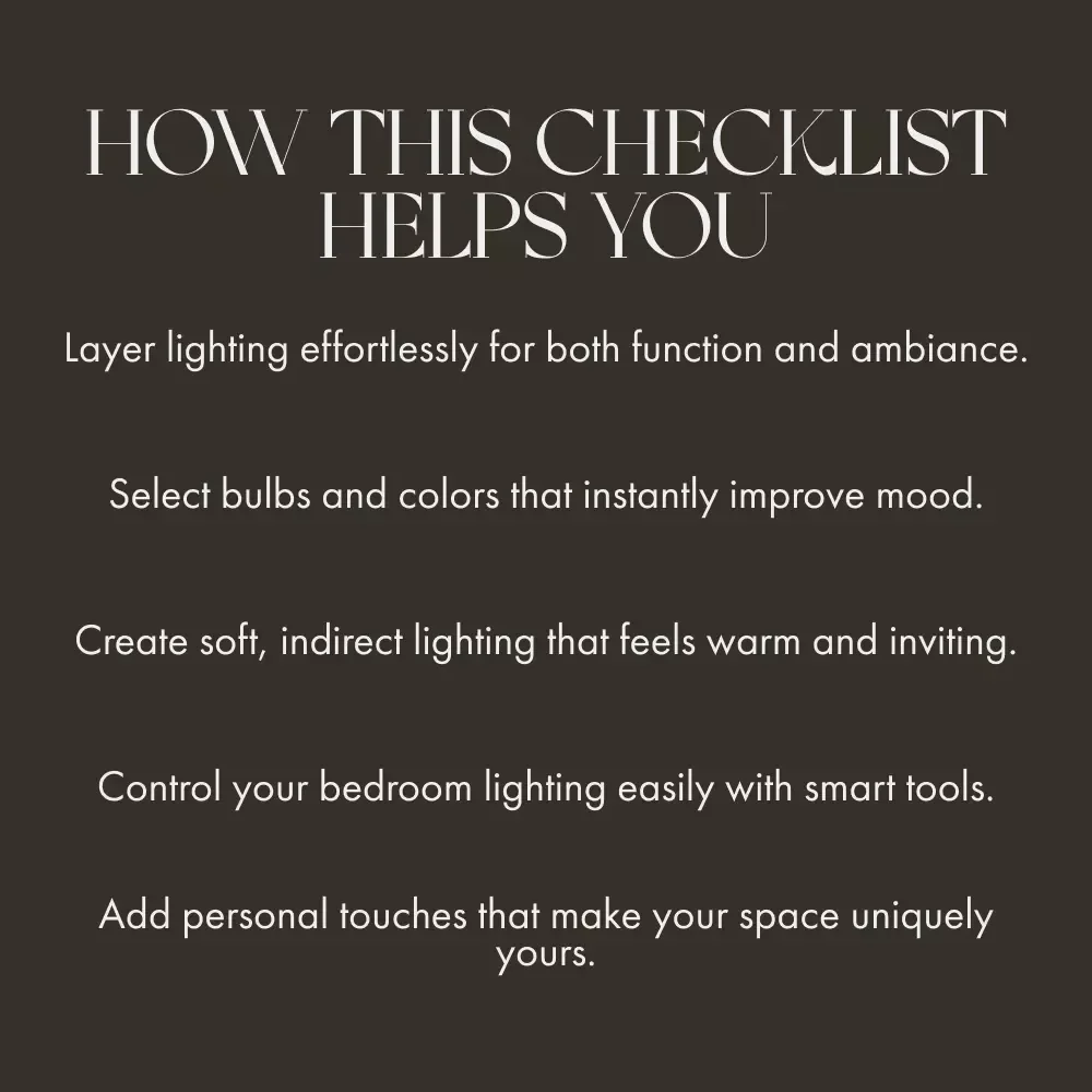 Mood Lighting in the Bedroom: Easy Tips Checklist