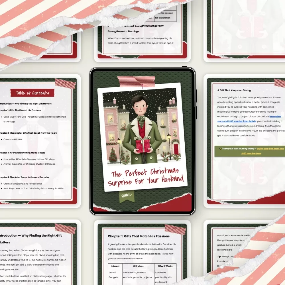 The Perfect Christmas Surprise for Your Husband | Ultimate Holiday Guide for Thoughtful christmas gifts for husband | Romantic, Meaningful & Easy-to-Use Gifting eBook