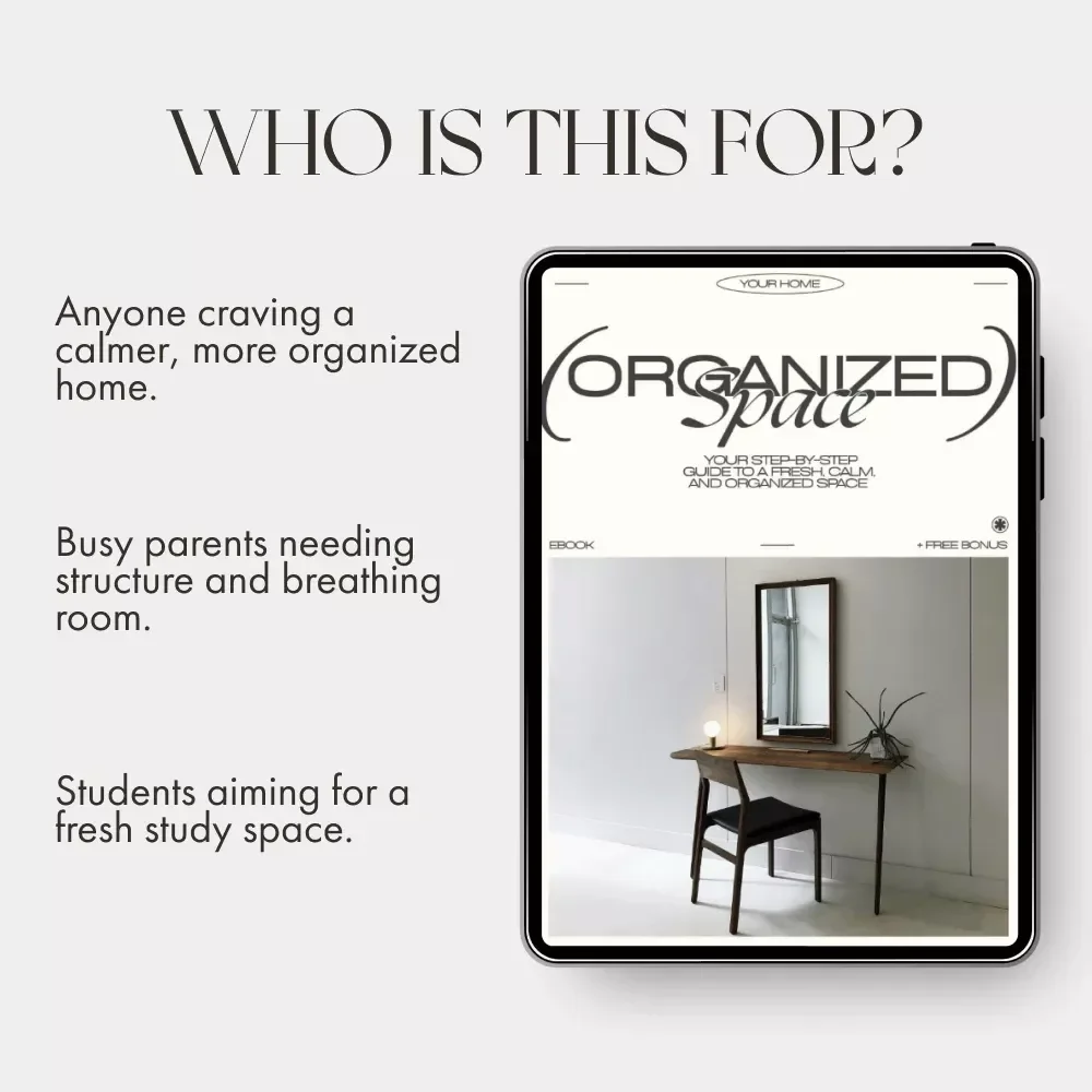 Your Step-by-Step Guide to a Fresh, Calm, and Organized Space | Digital eBook for Home Reset, Decluttering, Cleaning, and Organizing | How to Set Up a Weekly Home Reset