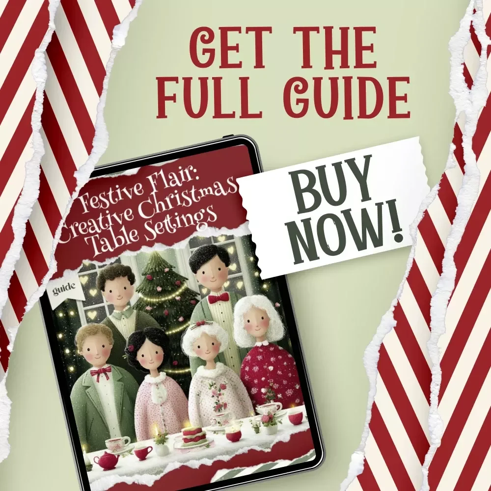 Festive Flair: Creative Christmas Table Settings – Holiday Decor Guide for Stunning christmas table setting ideas, Elegant Tablescapes, Entertaining Inspiration & Digital Download